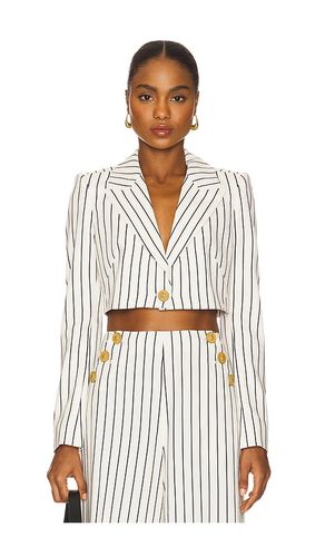 Izzie Cropped Blazer in White. - size 0 (also in 00, 10, 2, 4, 6, 8) - L'AGENCE - Modalova