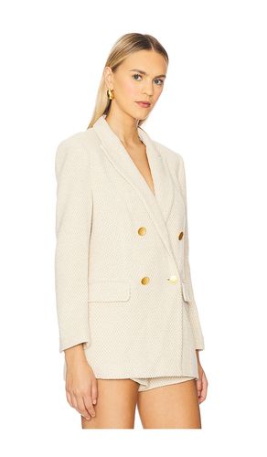 Riva knit double breasted blazer in color ivory size 4 (also in 6) - L'AGENCE - Modalova