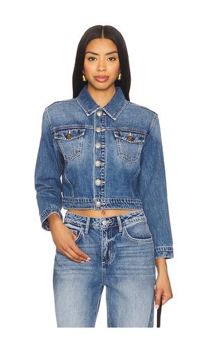 Koda Crop Jacket in Blue. - size L (also in S) - L'AGENCE - Modalova