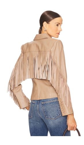 Vashti Fringe Blazer in Brown. - size 00 (also in 8) - L'AGENCE - Modalova
