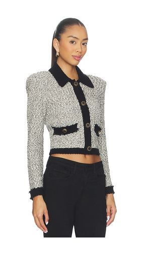 Arielle Collared Jacket in ,. Size L. Also in M, XS - L'AGENCE - Modalova