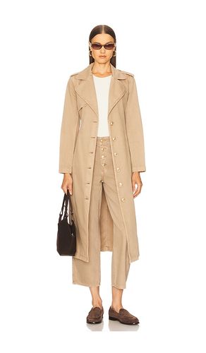 Zavia Trench Jacket in Beige. - size L (also in M, S) - L'AGENCE - Modalova