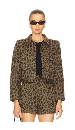 Marla Crop Jacket in Tan. - size L (also in M, S, XS) - L'AGENCE - Modalova