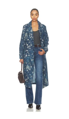 Bradley Linen Trench in Navy. - size L (also in M, XL, XXS) - L'AGENCE - Modalova