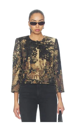 Lian Collarless Jacket in Multi. - size M (also in S, XS) - L'AGENCE - Modalova