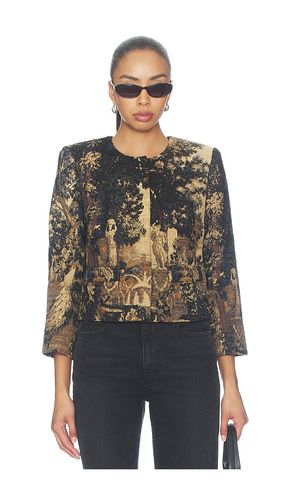 Lian Collarless Jacket in Multi. - size S (also in M) - L'AGENCE - Modalova