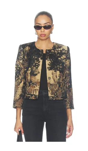 Lian Collarless Jacket in Multi. - size M (also in S, XS) - L'AGENCE - Modalova