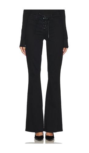 Charis High Rise Front Lace Up Flare Pant in Black. - size 23 (also in 24, 28, 29, 30, 31, 32) - L'AGENCE - Modalova