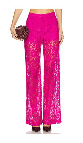 Livvy Straight Leg Trouser in Pink. - size 0 (also in 00, 10, 12, 2, 4, 6, 8) - L'AGENCE - Modalova