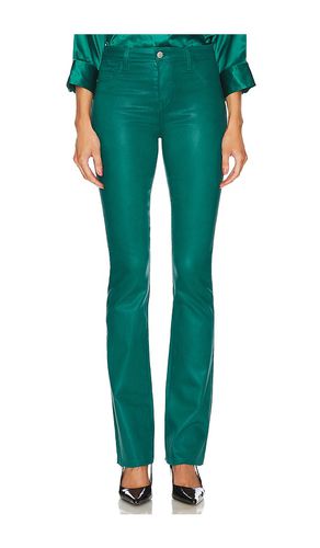 Ruth High Rise Undone Hem Pants in Teal. - size 23 (also in 24, 25, 26, 27, 28, 29, 31, 32) - L'AGENCE - Modalova