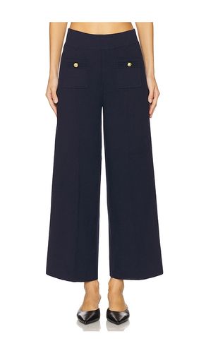 Madrid Wide Leg Pant in Navy. - size M (also in S) - L'AGENCE - Modalova