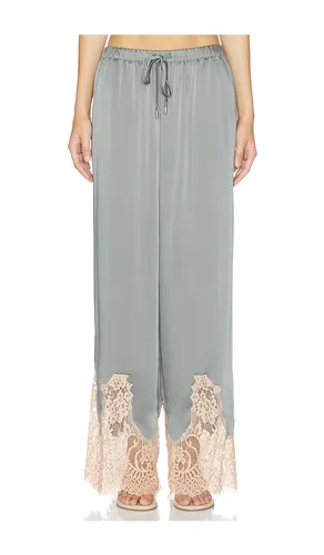 Mirel Lace Trim Drawstring Pant in . Size L. Also in M, S - L'AGENCE - Modalova
