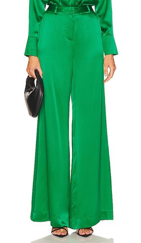 Gavin Wide Leg Pant in Green. - size 0 (also in 6) - L'AGENCE - Modalova