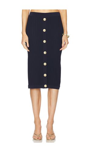 Melania Pointle Knit Skirt in Navy. - size L (also in M, S, XS, XXS) - L'AGENCE - Modalova