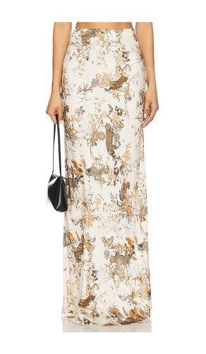 Zeta Long Skirt in Cream,Brown. - size L (also in M) - L'AGENCE - Modalova