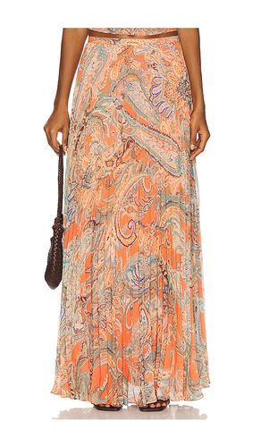 Torin Pleated Maxi Skirt in Burnt . - size 0 (also in 4, 8) - L'AGENCE - Modalova