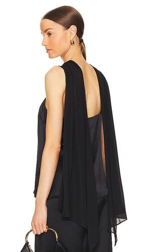 Riviera cape top en color talla L en - Black. Talla L (también en M, S) - L'AGENCE - Modalova