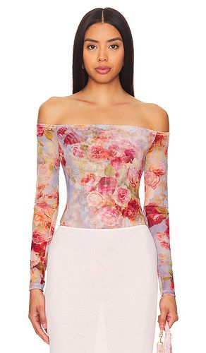 Peony Off Shoulder Bodysuit in Multi. - size XL (also in XS) - L'AGENCE - Modalova