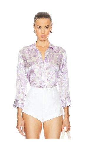 Dani 3/4 Sleeve Blouse in Lavender. - size L (also in M, S, XL, XS) - L'AGENCE - Modalova