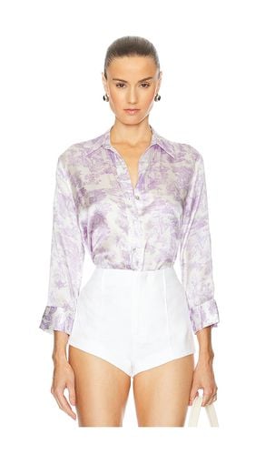 Dani 3/4 Sleeve Blouse in Lavender. - size L (also in M, S, XS, XXS) - L'AGENCE - Modalova