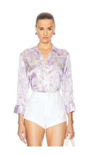 Dani 3/4 Sleeve Blouse in Lavender. - size L (also in S, XS) - L'AGENCE - Modalova