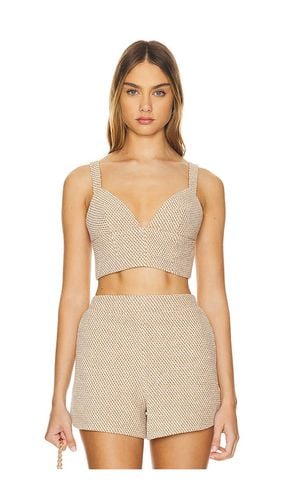 Castalia knit bra top en color bronce talla L en & - . Talla L (también en S, XL, XS) - L'AGENCE - Modalova