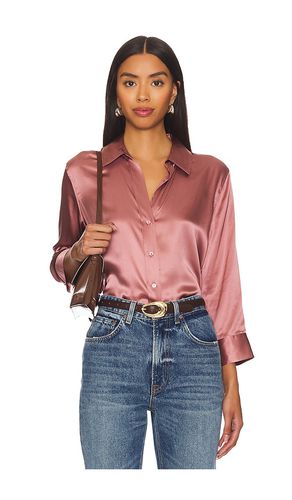 Dani 3/4 Sleeve Blouse in Mauve. - size L (also in M, S, XL, XS, XXS) - L'AGENCE - Modalova