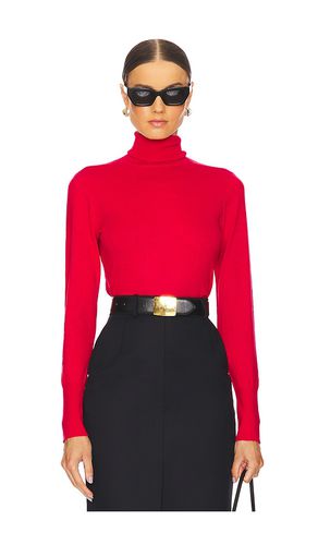 Flora Turtleneck Top in Red. - size L (also in M, S, XL/1X, XS) - L'AGENCE - Modalova