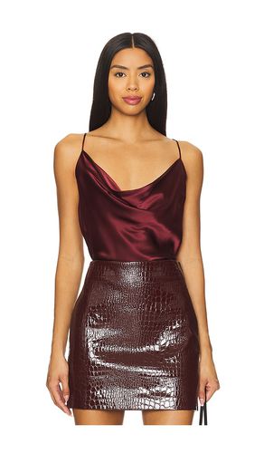 Calista Cowl Neck Cami in Wine. - size L (also in XL, XXS) - L'AGENCE - Modalova