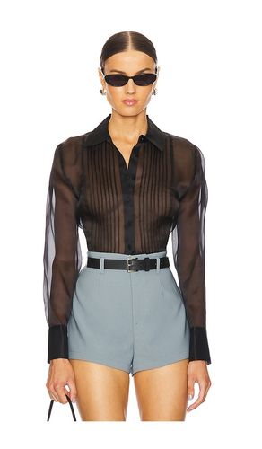 Divya Pintuck Tux Shirt in . - size L (also in M) - L'AGENCE - Modalova