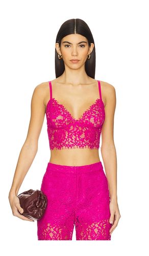 Aislin Lace Bralette Top in Pink. - size L (also in XL, XXS) - L'AGENCE - Modalova