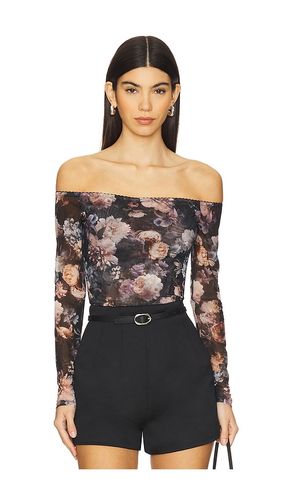 Peonie Off Shoulder Bodysuit in Rose. - size L (also in XL) - L'AGENCE - Modalova