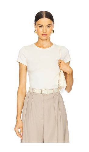 Ressi Crew Neck Short Sleeve Tee in White. - size L (also in M, S, XL, XS) - L'AGENCE - Modalova