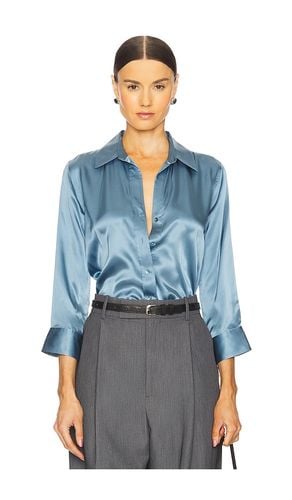 Dani 3/4 Sleeve Blouse in Slate. - size M (also in S, XL, XS, XXS) - L'AGENCE - Modalova