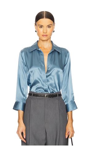 Dani 3/4 Sleeve Blouse in Slate. - size S (also in XS) - L'AGENCE - Modalova