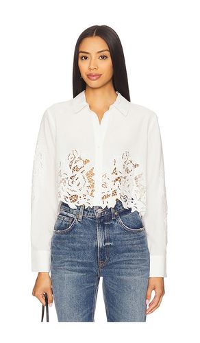 Seychelle Cropped Buttondown Top in . - size L (also in M, S, XL, XXL) - L'AGENCE - Modalova