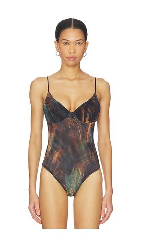 Elowen Underwire Bodysuit in Teal,Burnt Orange. - size L (also in S) - L'AGENCE - Modalova