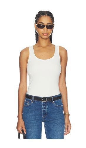 Adira Scoop Neck Tank in White. - size M (also in S) - L'AGENCE - Modalova