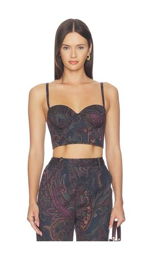 Sonya Bralette in Midnight Lux Paisley in . Taglia XS. Also in S, M, L - L'AGENCE - Modalova