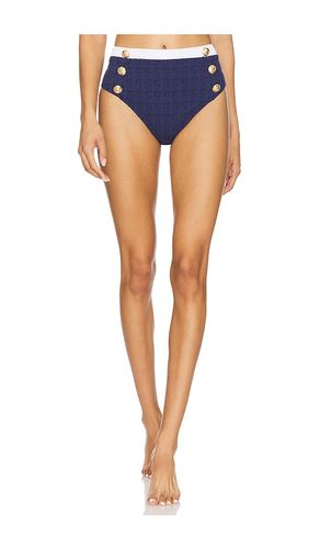 Vanessa High Waisted Bikini Bottom in Navy. - size L (also in M, S, XL, XS) - L'AGENCE - Modalova