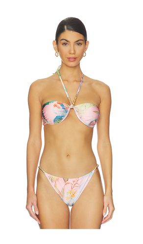 Suki Halter Bikini Top in Pink. - size L (also in M, S, XS) - L'AGENCE - Modalova