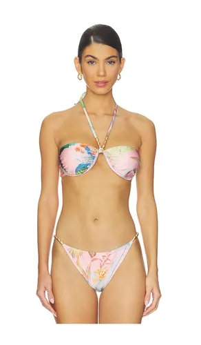 Suki Halter Bikini Top in Pink. - size S (also in XS, M, L) - L'AGENCE - Modalova