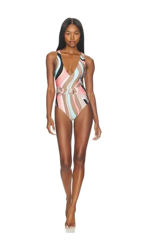 Lisa Plunge One Piece in Pink. - size S (also in XS) - L'AGENCE - Modalova