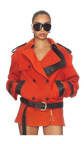 Double Breasted Cropped Coat in . Size M. Also in XS - LaQuan Smith - Modalova