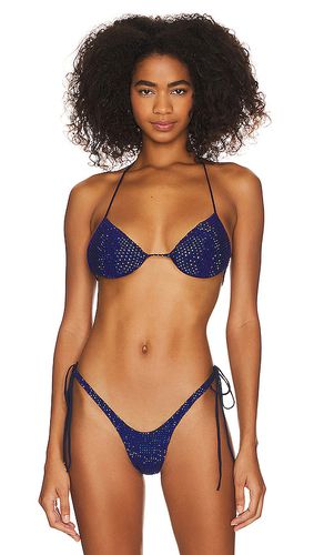 X REVOLVE Crystal Bikini Top in Blue. - size S (also in XS) - LaQuan Smith - Modalova