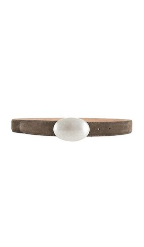 Suede Leather Belt in Grey. - size L (also in M) - LAMARQUE - Modalova