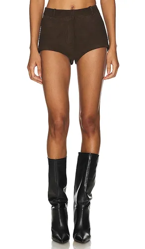 Annaise Suede Short in Brown. - size L (also in M, S, XL) - LAMARQUE - Modalova