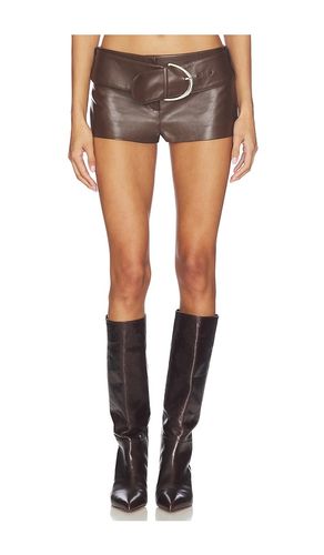 X REVOLVE Halima Faux Leather Belted Hot Short in . Size L. Also in M, S - LAMARQUE - Modalova