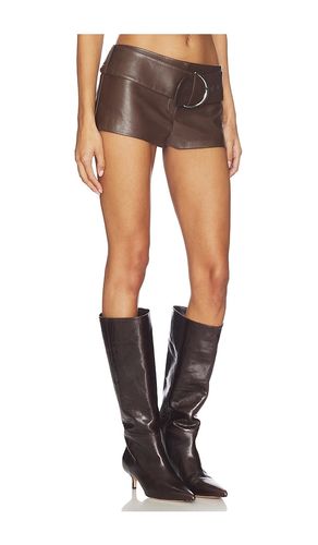 X REVOLVE Halima Faux Leather Belted Hot Short in . Size M. Also in S - LAMARQUE - Modalova