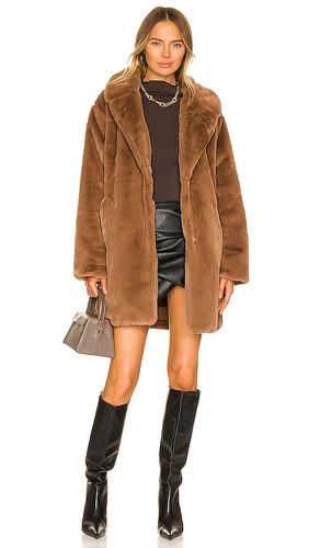 Linnea Faux Fur Jacket in Brown. - size L (also in M, XL) - LAMARQUE - Modalova